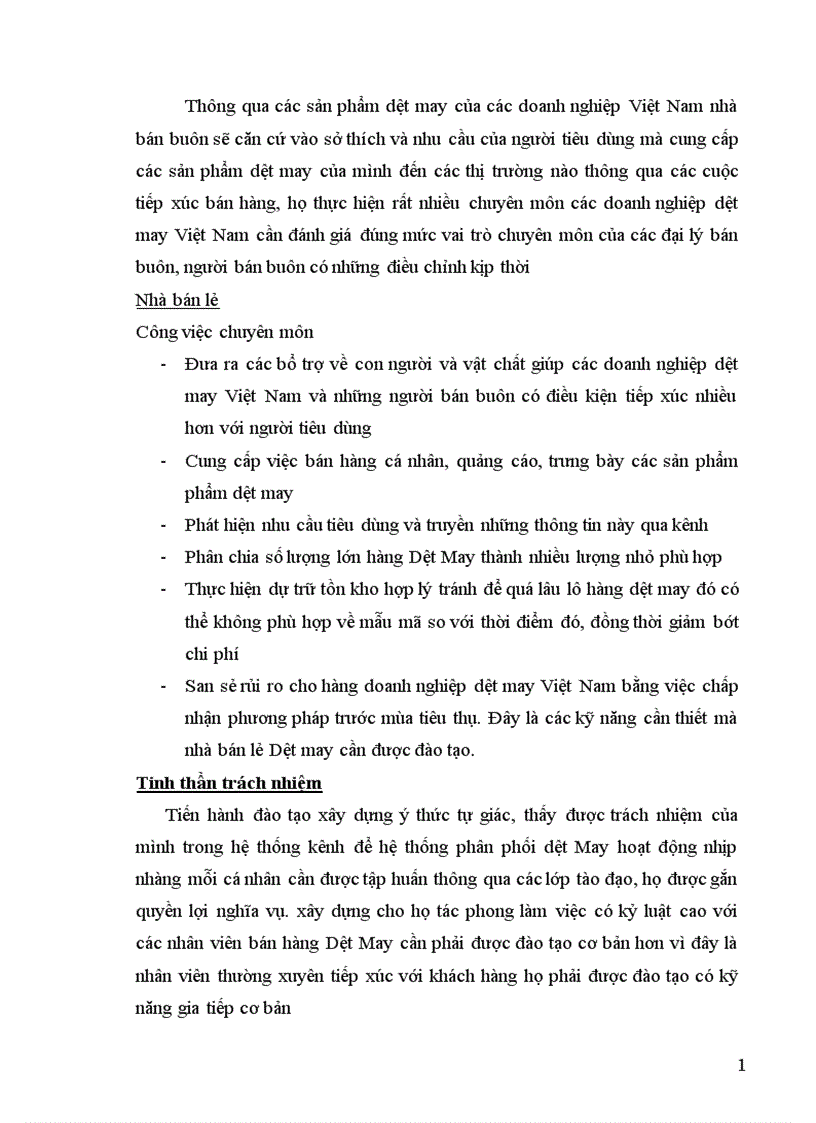 image for page Thực trạng quản lý kênh phân phối hàng dệt may việt nam