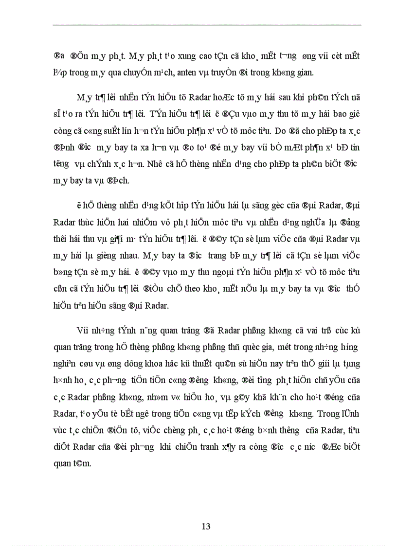 image for page Vai trò của rađa phòng không trong tác chiến phòng không và chiến tranh công nghệ cao