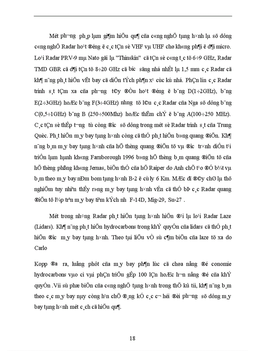 image for page Vai trò của rađa phòng không trong tác chiến phòng không và chiến tranh công nghệ cao