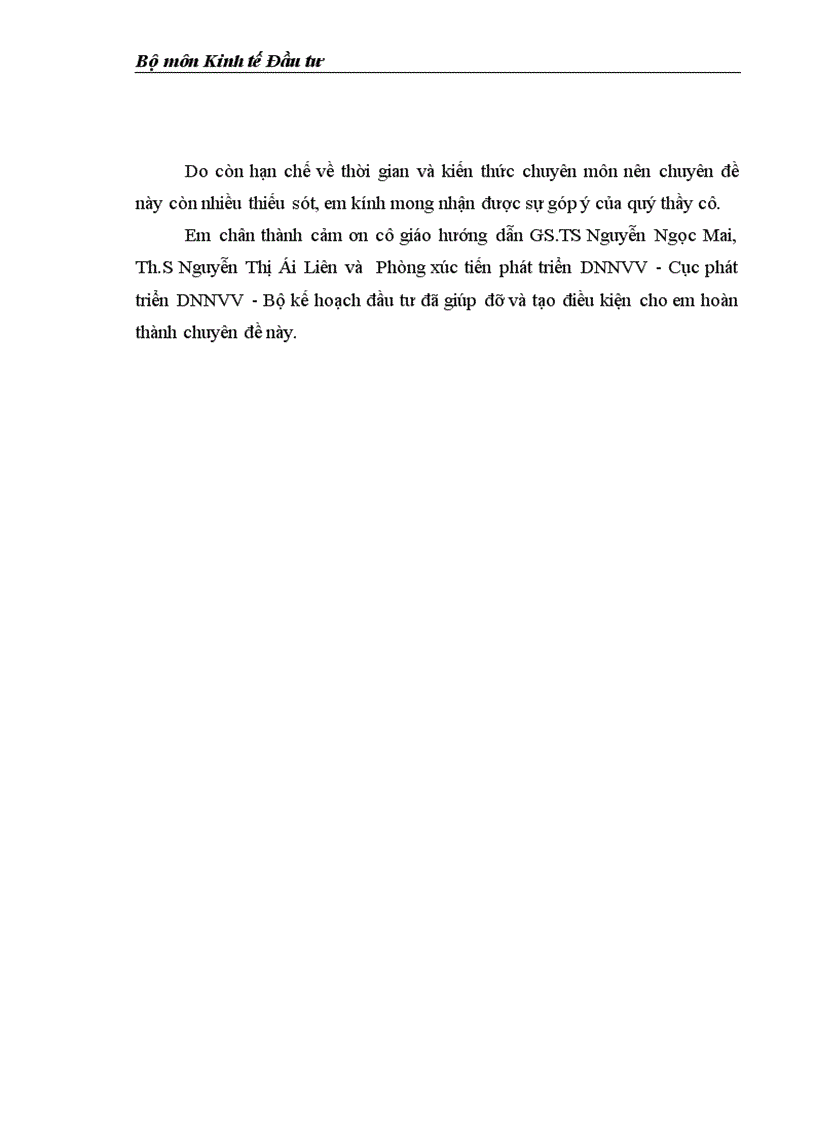 image for page Môi trường đầu tư với sự phát triển của DNNVV Việt Nam 1