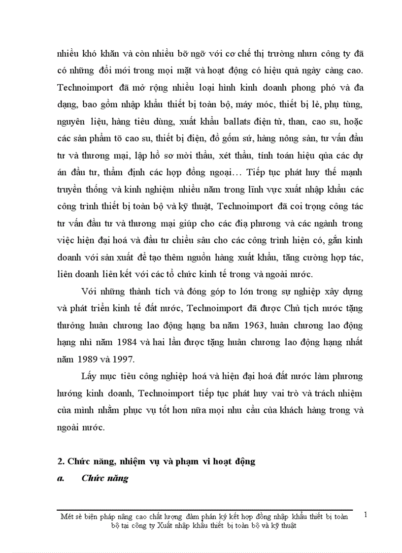 image for page Một số biện pháp nâng cao chất lượngđàm phán ký kết hợp đồng nhập khẩu thiết bị toàn bộ của Công ty xuất nhập khẩu thiết bị toàn bộ và kỹ thuật Technoimport