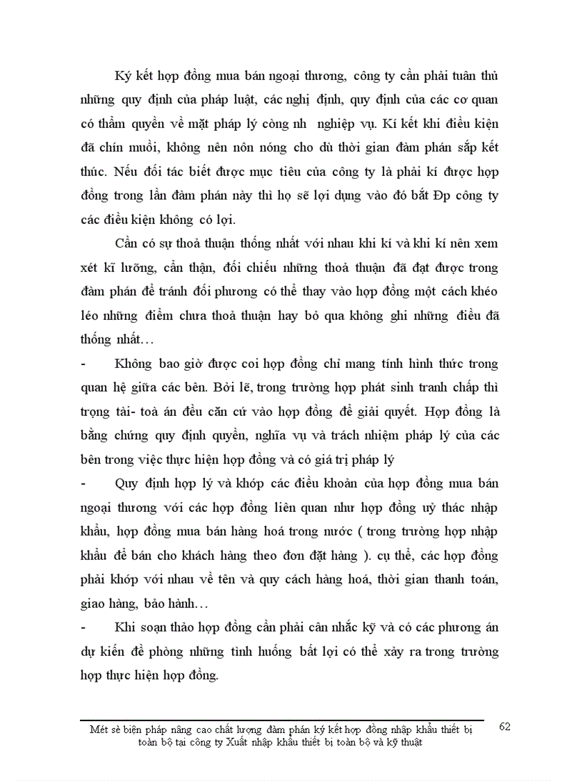 image for page Một số biện pháp nâng cao chất lượngđàm phán ký kết hợp đồng nhập khẩu thiết bị toàn bộ của Công ty xuất nhập khẩu thiết bị toàn bộ và kỹ thuật Technoimport