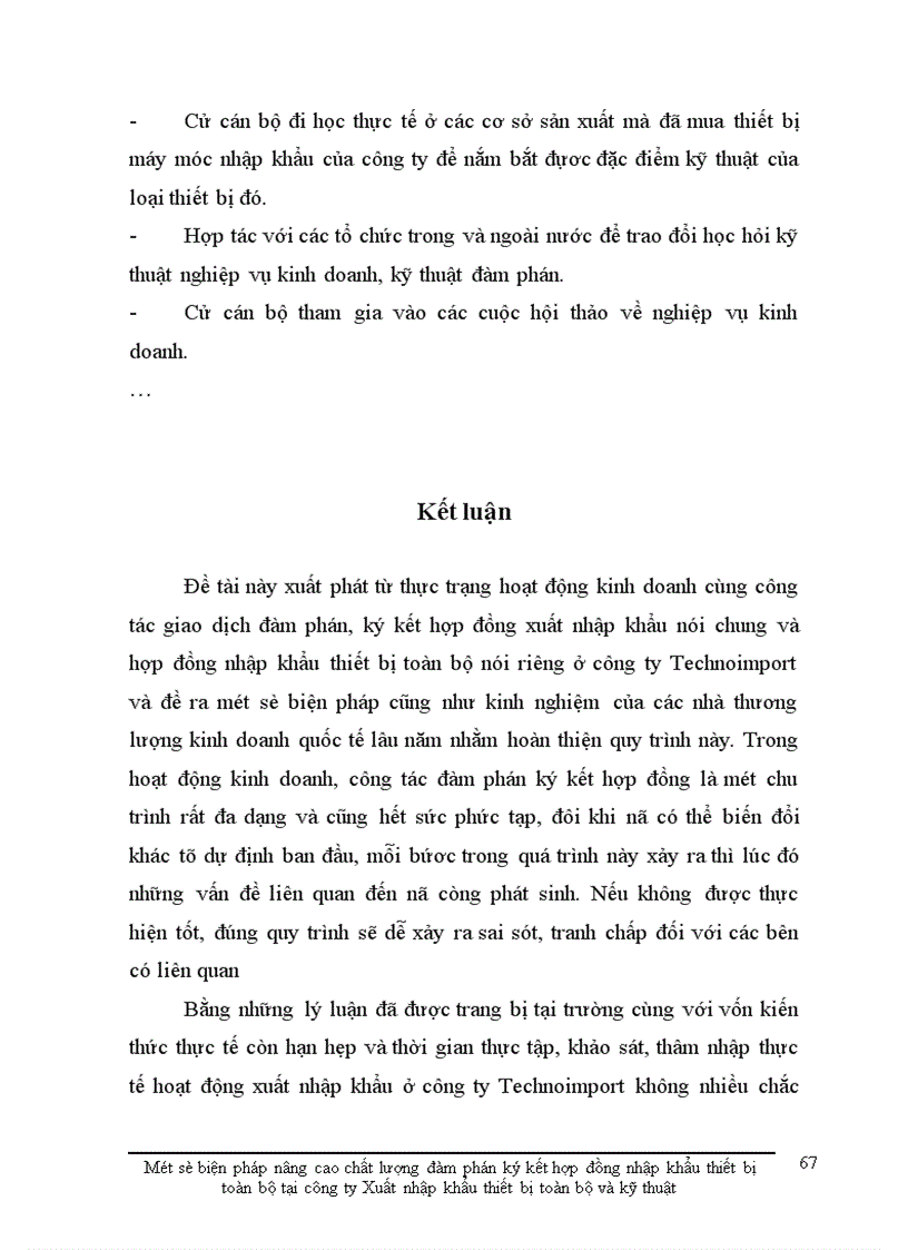 image for page Một số biện pháp nâng cao chất lượngđàm phán ký kết hợp đồng nhập khẩu thiết bị toàn bộ của Công ty xuất nhập khẩu thiết bị toàn bộ và kỹ thuật Technoimport