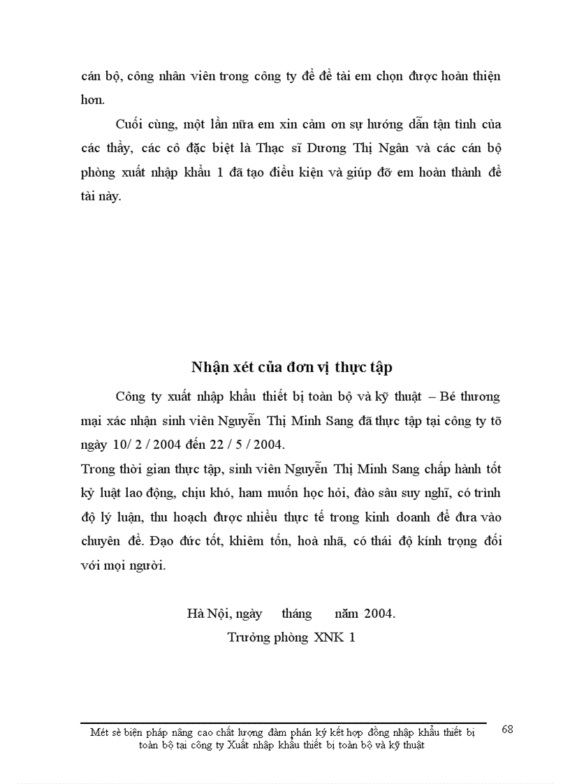 image for page Một số biện pháp nâng cao chất lượngđàm phán ký kết hợp đồng nhập khẩu thiết bị toàn bộ của Công ty xuất nhập khẩu thiết bị toàn bộ và kỹ thuật Technoimport