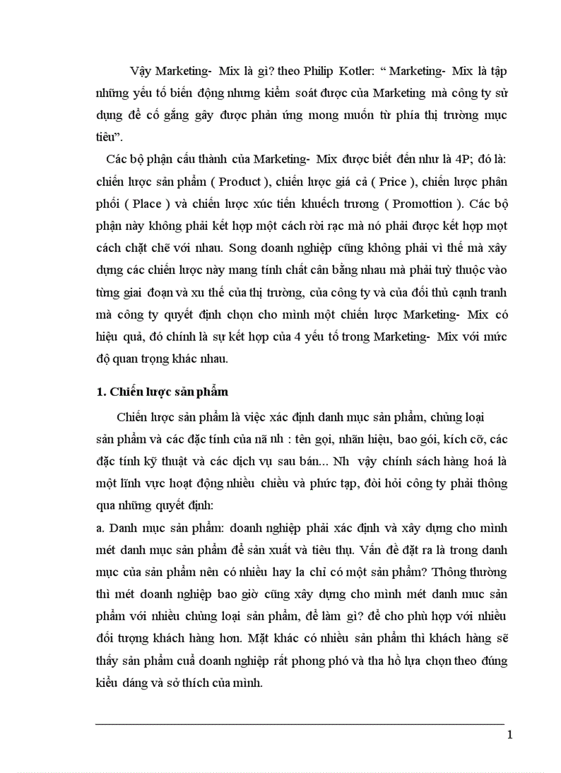 image for page Marketing Mix trong kinh doanh dầu lon ở Công ty hoá dầu Petrolimex PLC