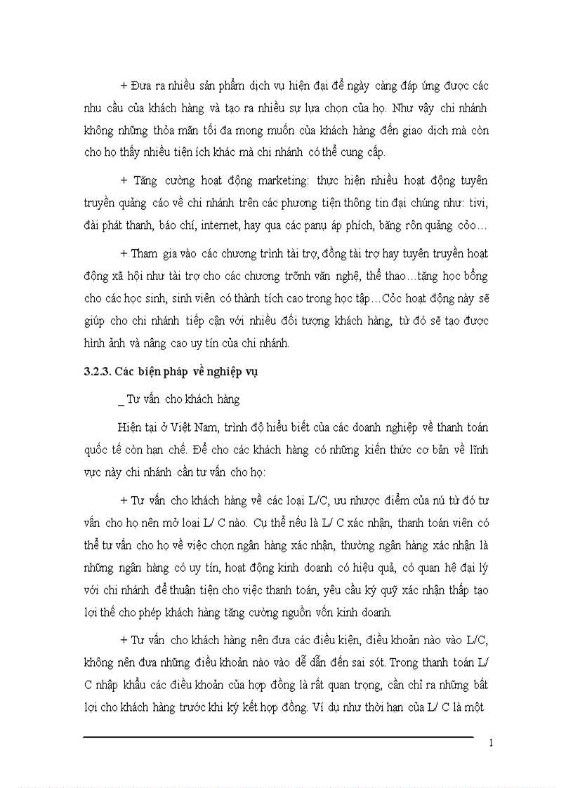 image for page Mở rộng hoạt động thanh toán L C nhập khẩu tại chi nhánh NHCT khu vực Ba Đình