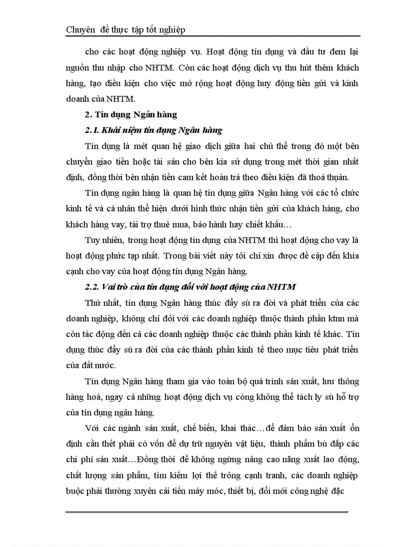 image for page Một số giải pháp hạn chế rủi ro an toàn tín dụng đối với kinh tế ngoài quốc doanh tại Ngân hàng công thương Đống Đa 1