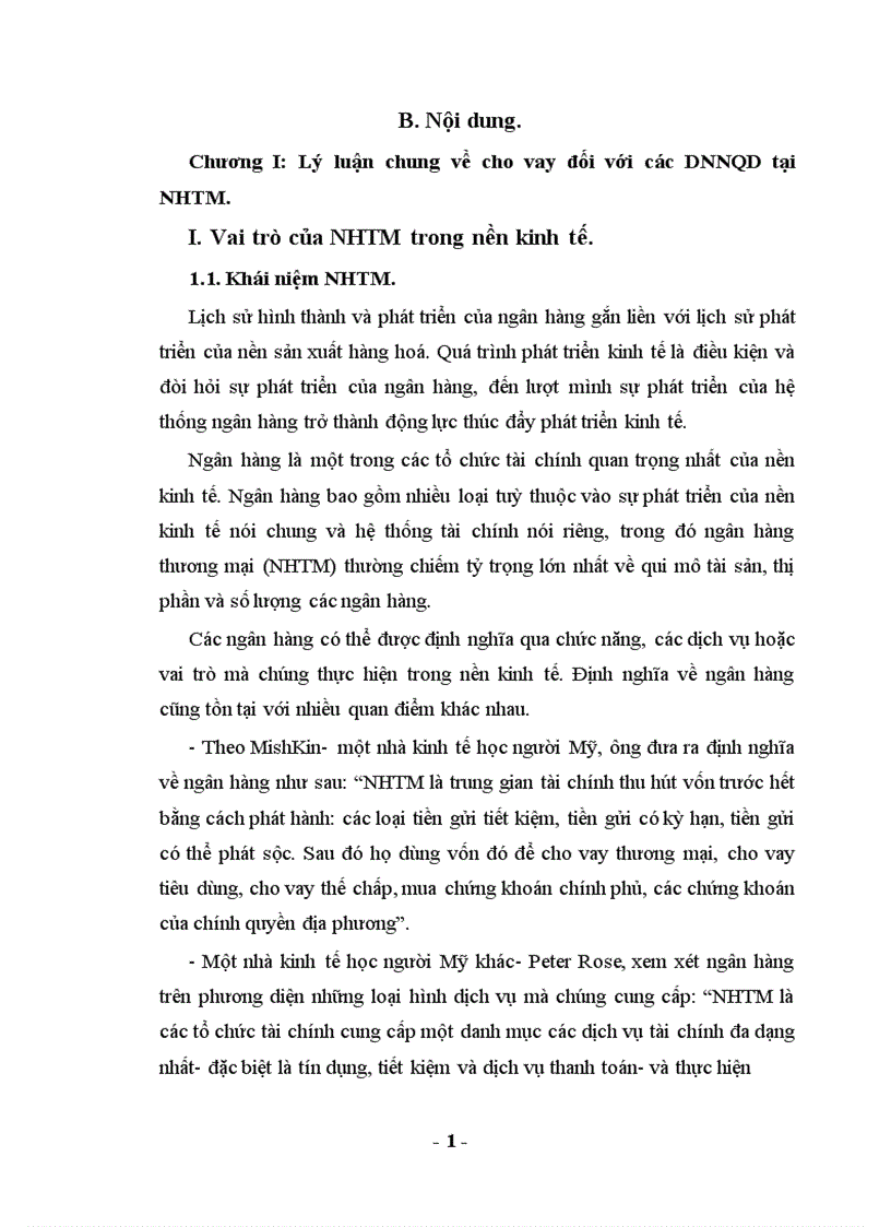image for page Mở rộng cho vay đối với các doanh nghiệp ngoài quốc doanh tại Chi nhánh NHNo PTNT Đông Hà Nội