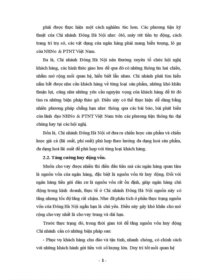 image for page Mở rộng cho vay đối với các doanh nghiệp ngoài quốc doanh tại Chi nhánh NHNo PTNT Đông Hà Nội