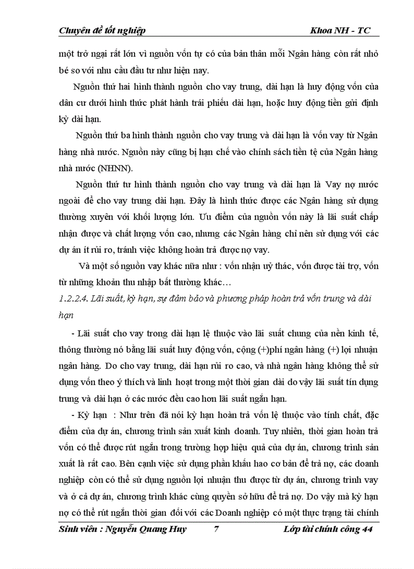 image for page Nâng cao chất lượng tín dụng trung và dài hạn tại Hội sở chính Ngân hàng Ngoại thương Việt Nam