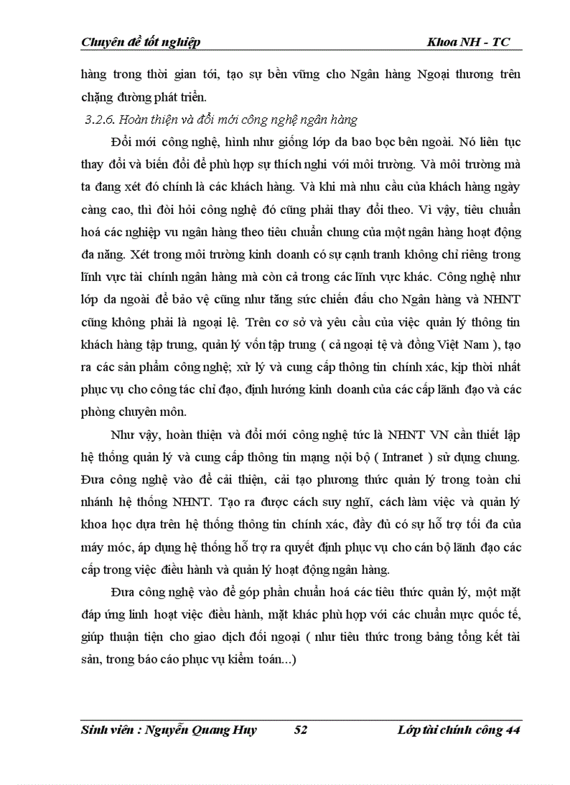 image for page Nâng cao chất lượng tín dụng trung và dài hạn tại Hội sở chính Ngân hàng Ngoại thương Việt Nam