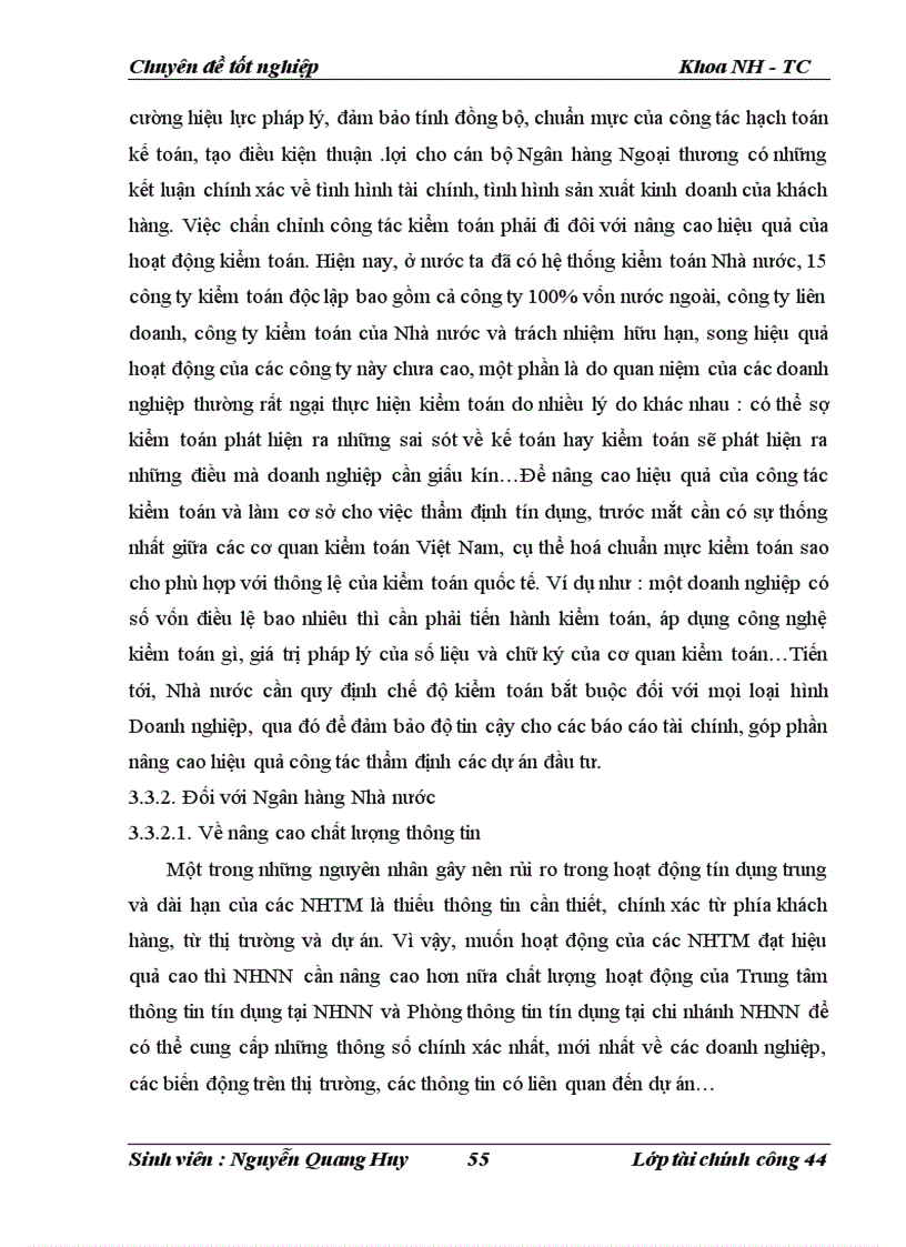 image for page Nâng cao chất lượng tín dụng trung và dài hạn tại Hội sở chính Ngân hàng Ngoại thương Việt Nam