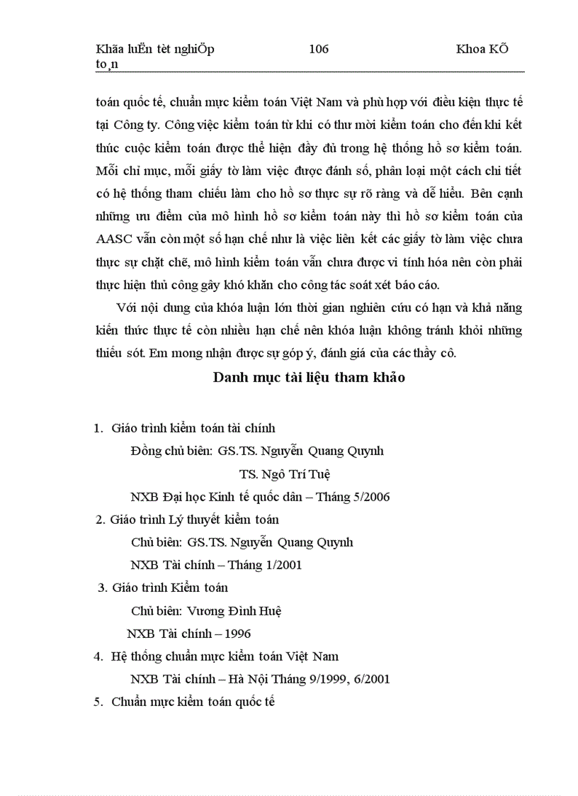 image for page Hoàn thiện tổ chức hệ thống hồ sơ kiểm toán trong kiểm toán báo cáo tài chính tại Công ty Dịch vụ Tư vấn Tài chính Kế toán và Kiểm toán 1