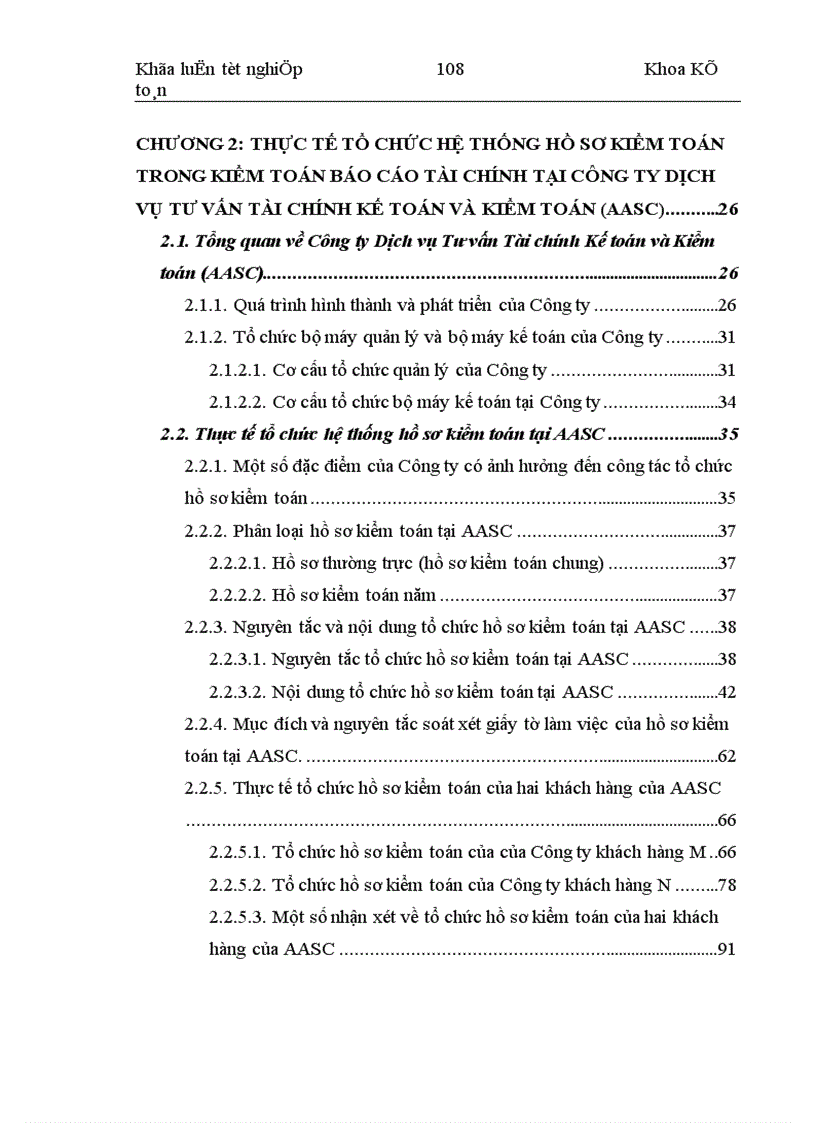 image for page Hoàn thiện tổ chức hệ thống hồ sơ kiểm toán trong kiểm toán báo cáo tài chính tại Công ty Dịch vụ Tư vấn Tài chính Kế toán và Kiểm toán 1