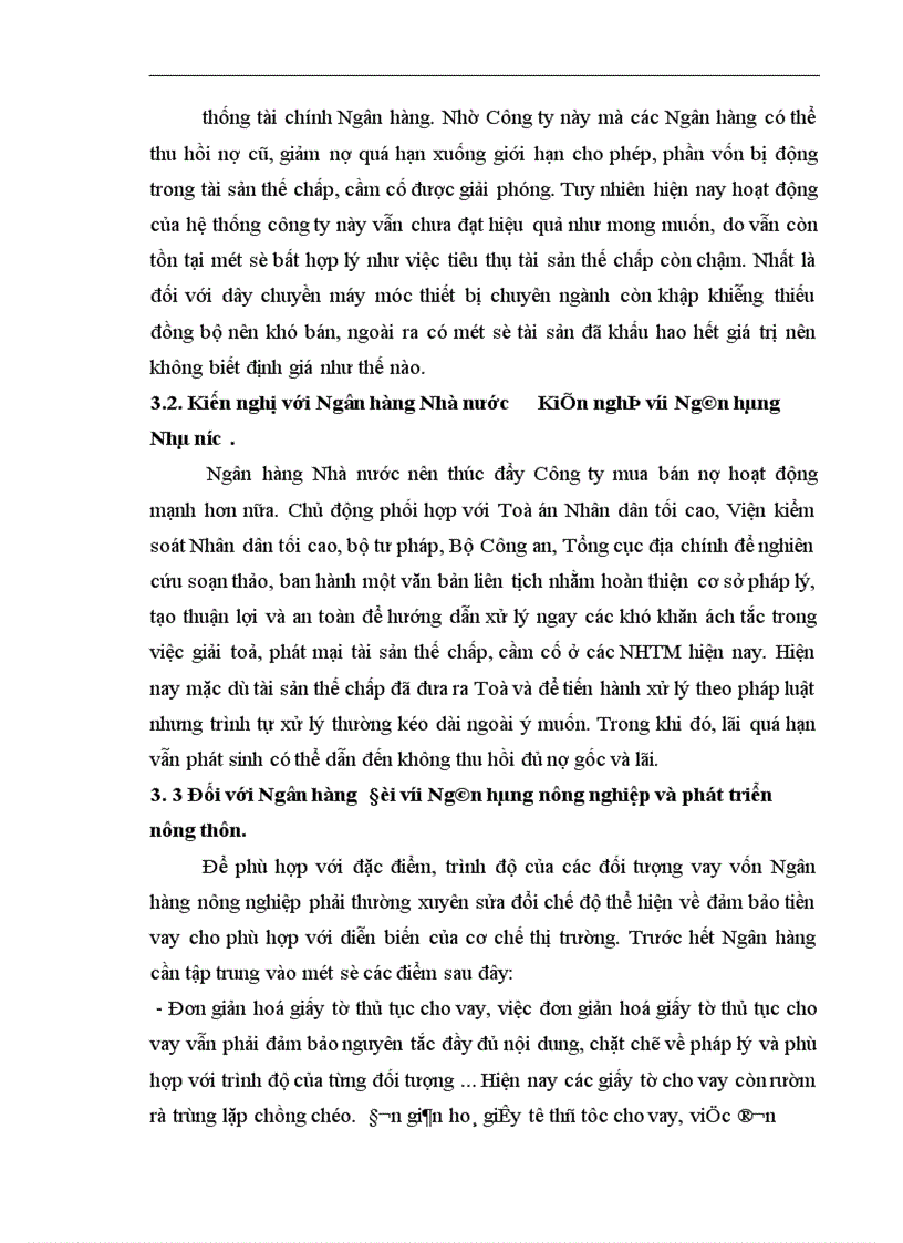 image for page Giải pháp hoàn thiện công tác bảo đảm tiền vay tại ngân hàng Nông nghiệp và phát triển nông thôn Chi nhánh Nam Hà Nội 1