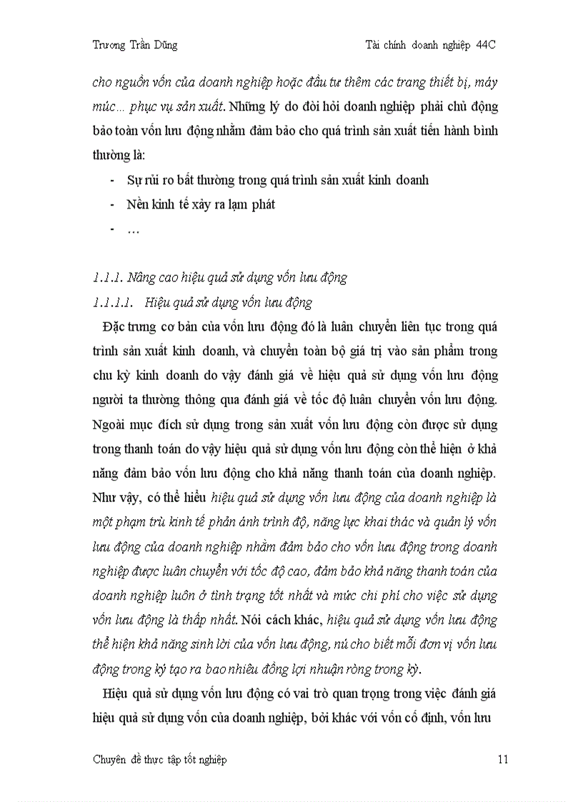 image for page Bảo toàn và nâng cao hiệu quả sử dụng vốn lưu động tại công ty cổ phần bê tông xây dựng Hà Nội VIBEX 1