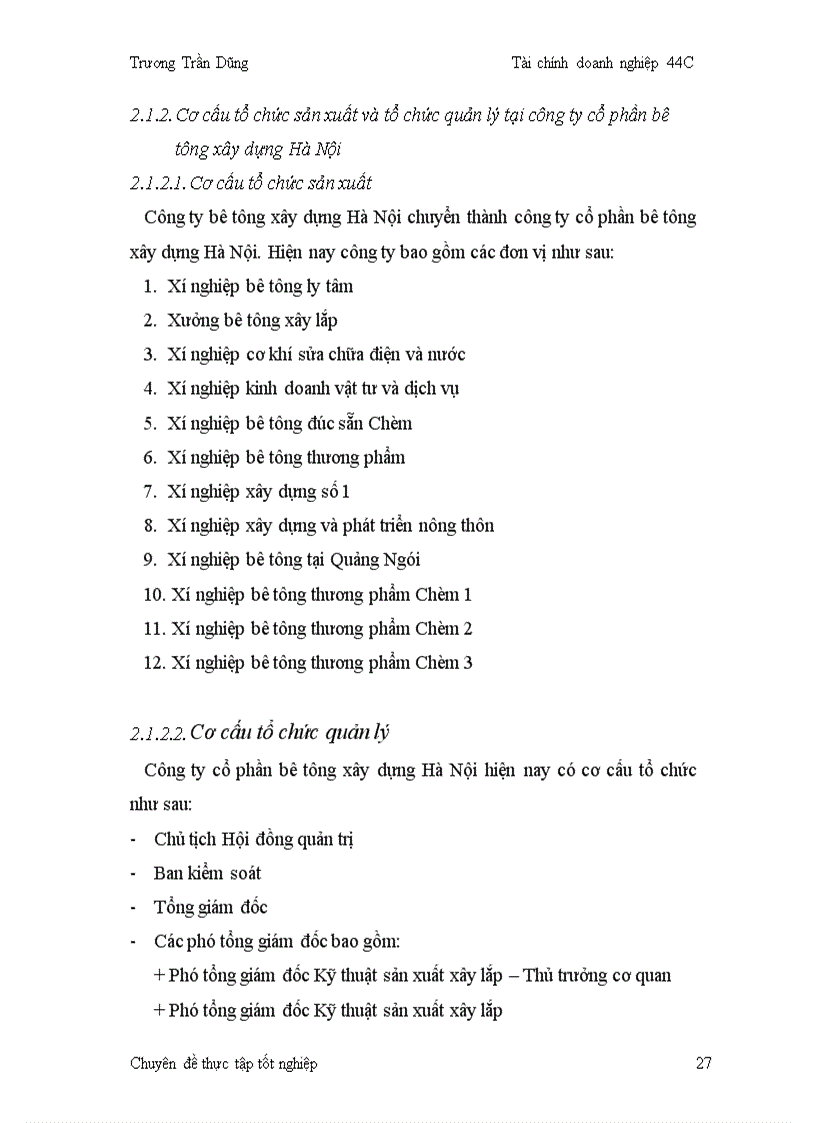 image for page Bảo toàn và nâng cao hiệu quả sử dụng vốn lưu động tại công ty cổ phần bê tông xây dựng Hà Nội VIBEX 1