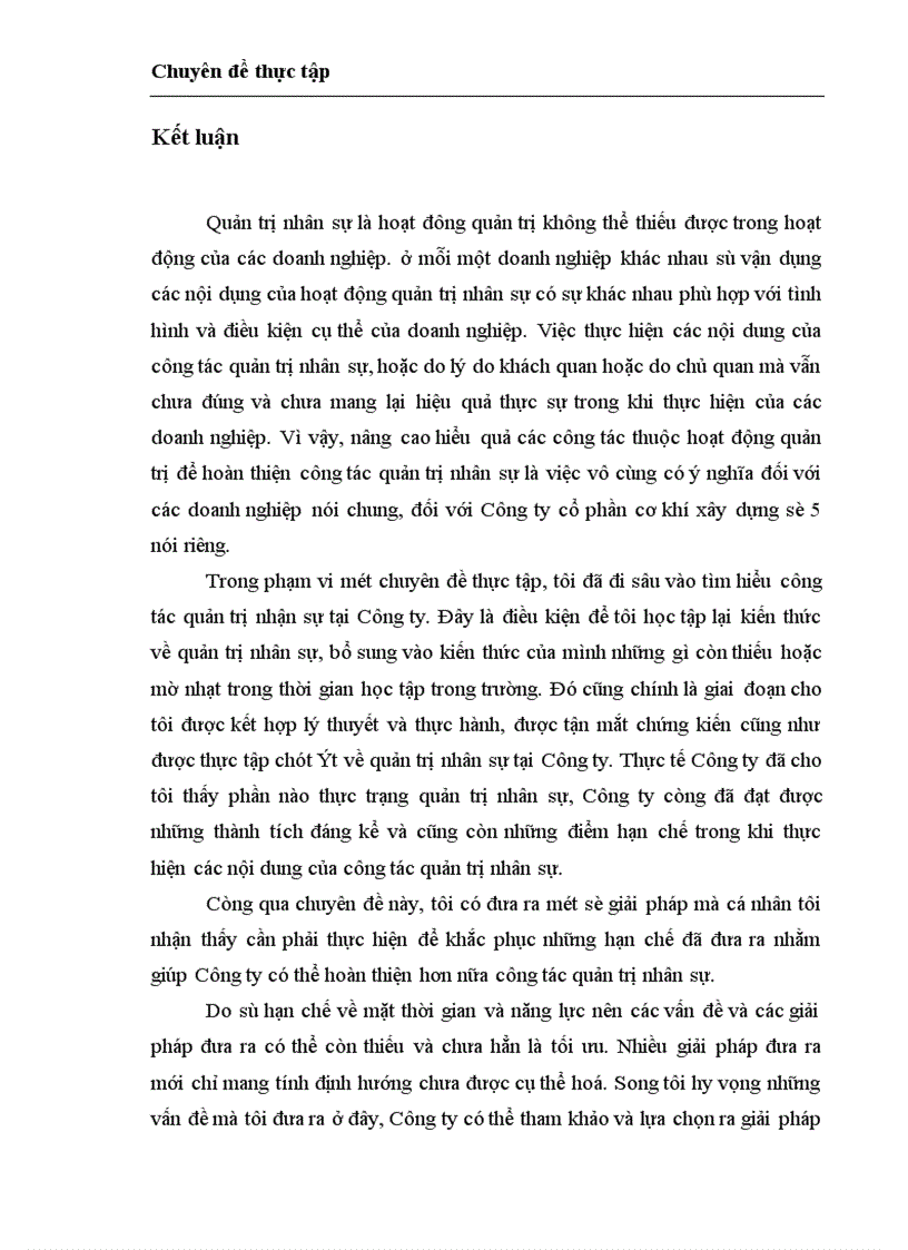 image for page Hoàn thiện công tác quản trị nhân sự tại Công ty Cổ phần cơ khí xây dựng số 5 1