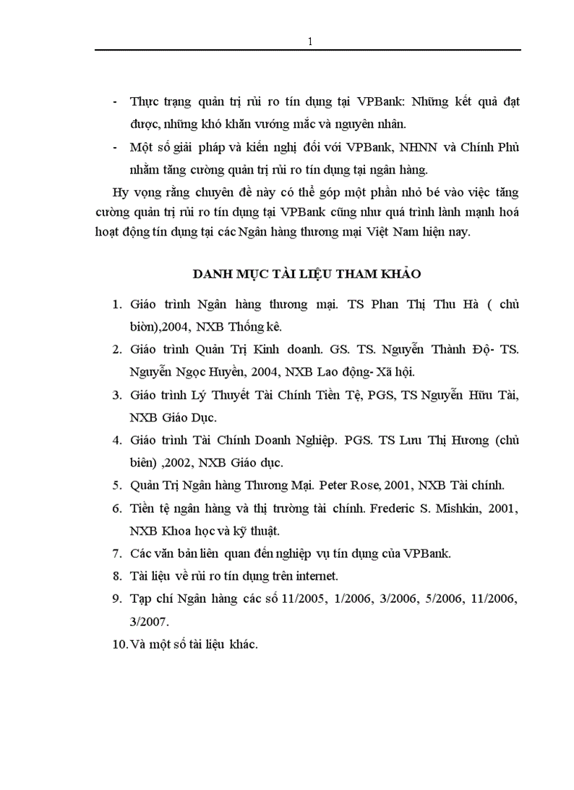 image for page Quản trị rủi ro tín dụng tại Ngân hàng TMCP Ngoài quốc doanh VPBank 1