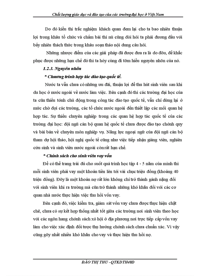 image for page Chất lượng giáo dục và đào tạo của các trường đại học ở Việt Nam 1