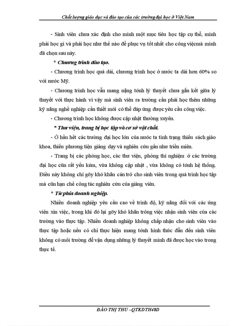 image for page Chất lượng giáo dục và đào tạo của các trường đại học ở Việt Nam 1