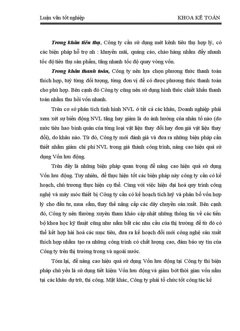 image for page Hoàn thiện hạch toán nguyên vật liệu với việc nâng cao hiệu quả sử dụng Vốn lưu động tại Công ty Xây dựng công trình giao thông 829 1