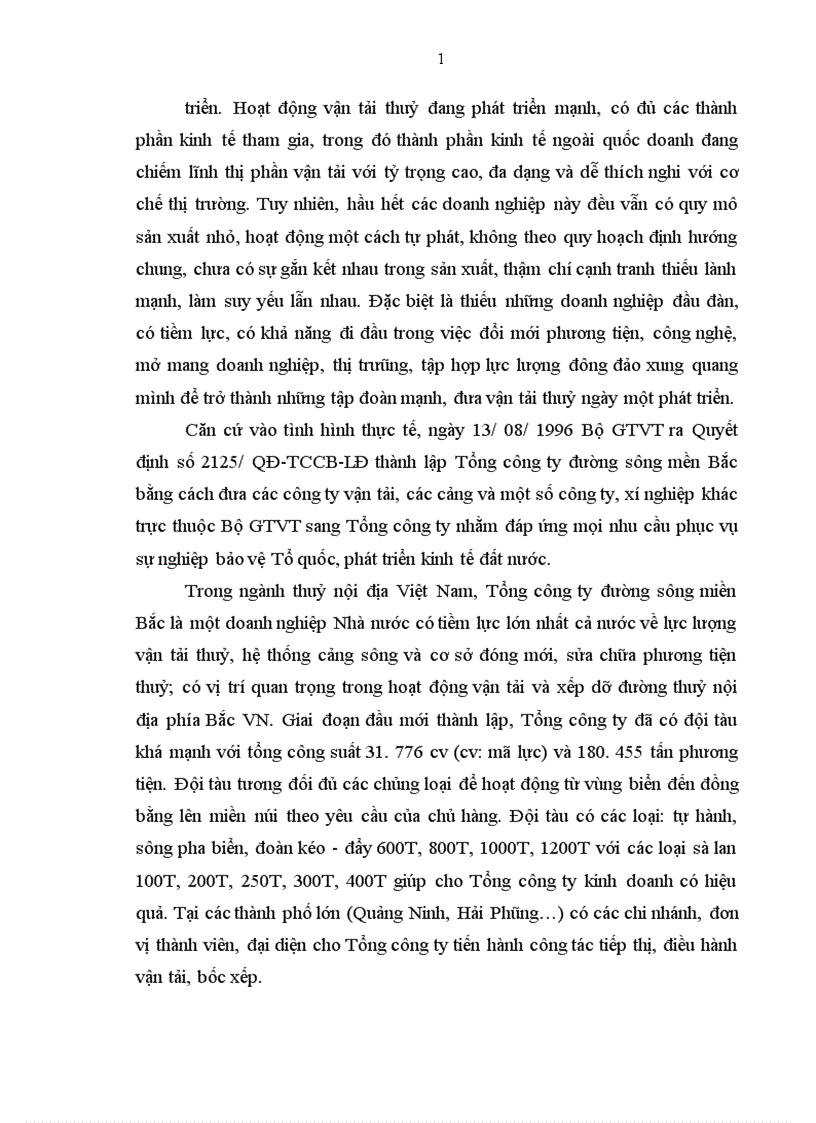 image for page hoàn thiện lập Bảng cân đối kế toán và Báo cáo kết quả kinh doanh tại Tổng công ty đường sông miền Bắc