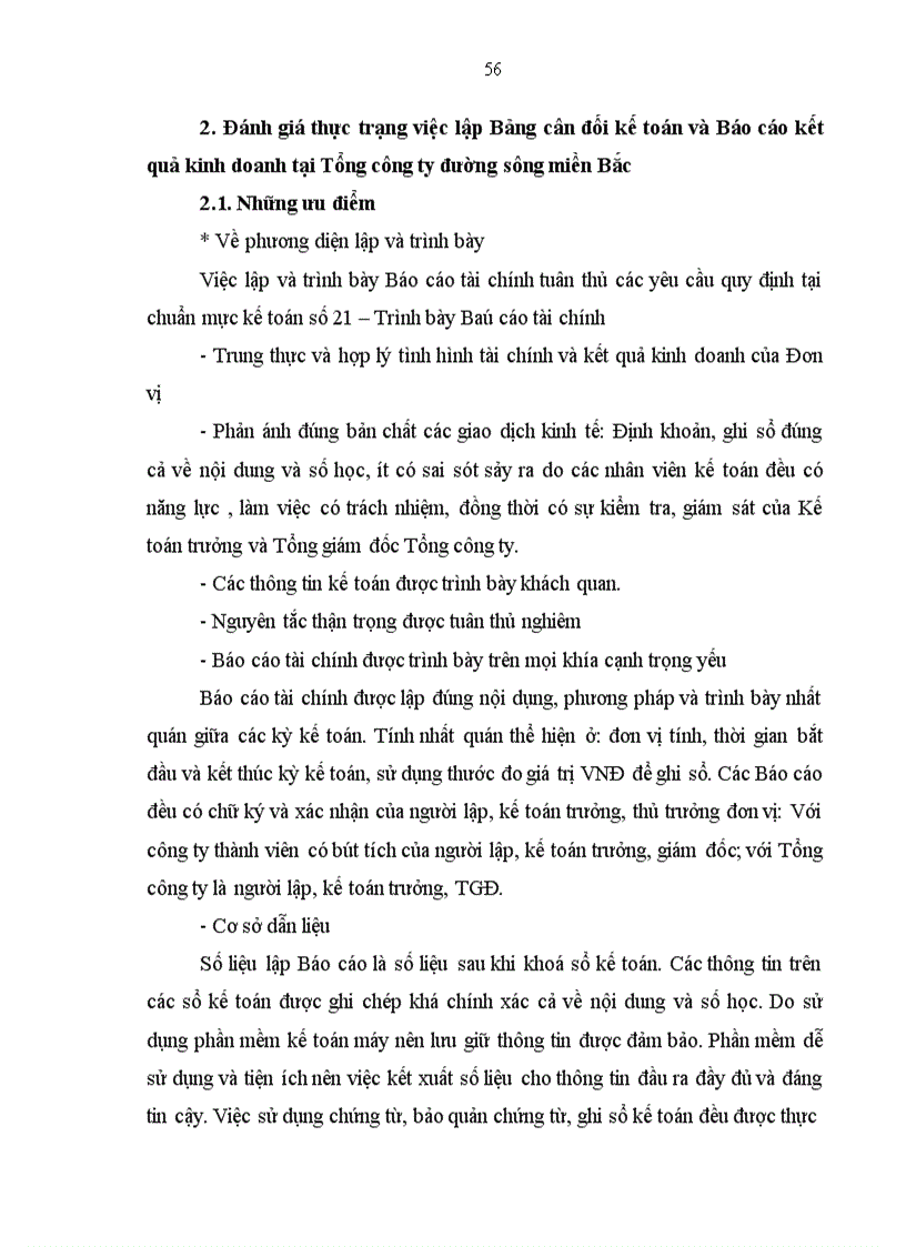 image for page hoàn thiện lập Bảng cân đối kế toán và Báo cáo kết quả kinh doanh tại Tổng công ty đường sông miền Bắc