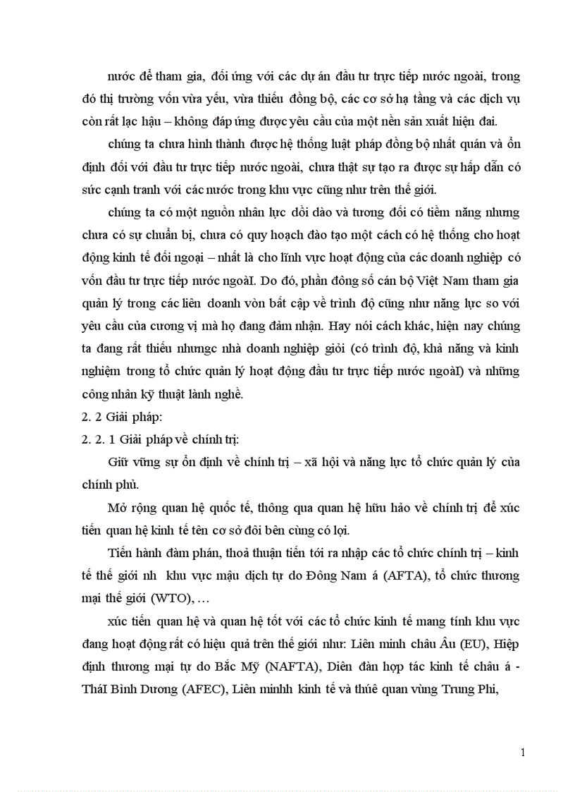 image for page Đầu tư trực tiếp nước ngoài FDI trong giai đoạn CNH HĐH ở Việt Nam Thực trạng và giải pháp