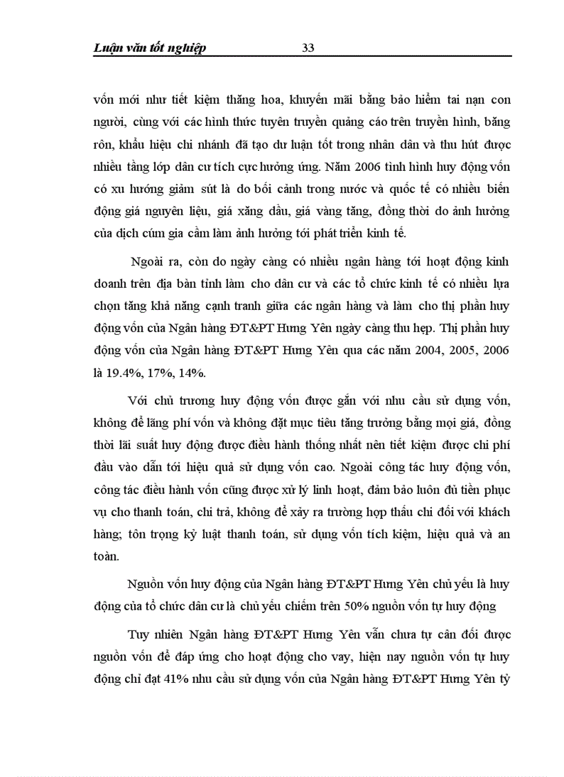 image for page Quản lý tín dụng ngắn hạn tại chi nhánh Ngân hàng ĐT PT Hưng Yên