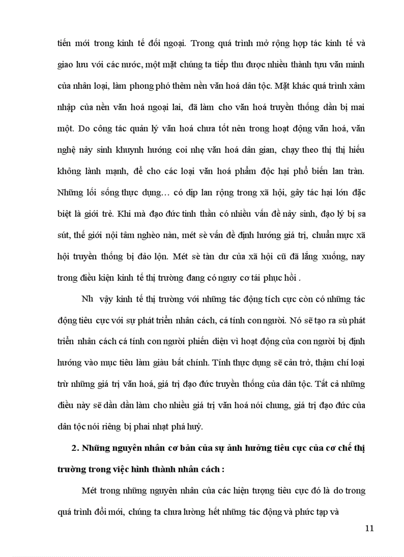 image for page Nhân cách con người trong nền kinh tế thị trường