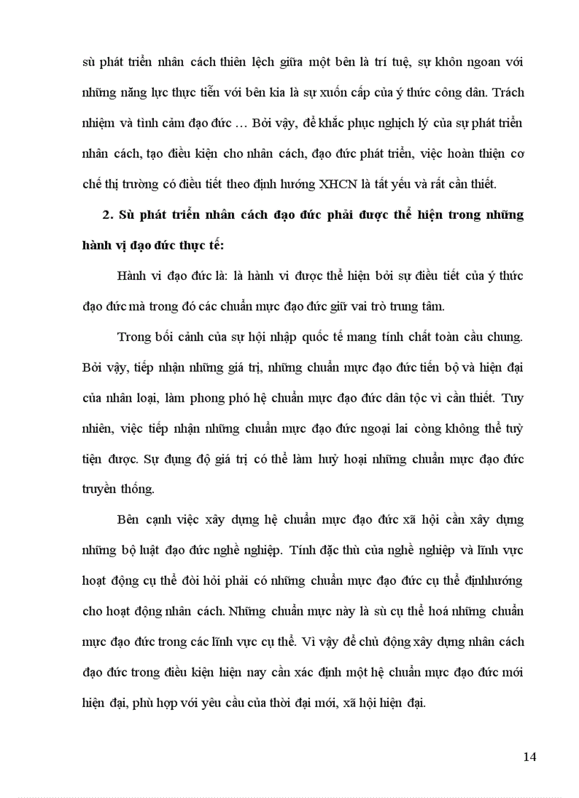 image for page Nhân cách con người trong nền kinh tế thị trường