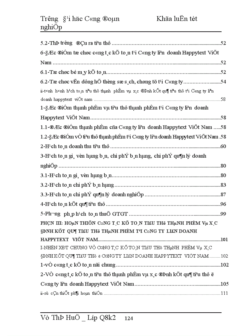 image for page Hoàn thiện công tác kế toán tiêu thụ thành phẩm và xác định kết quả tiêu thụ tại Công ty liên doanh Happytext Việt Nam 1