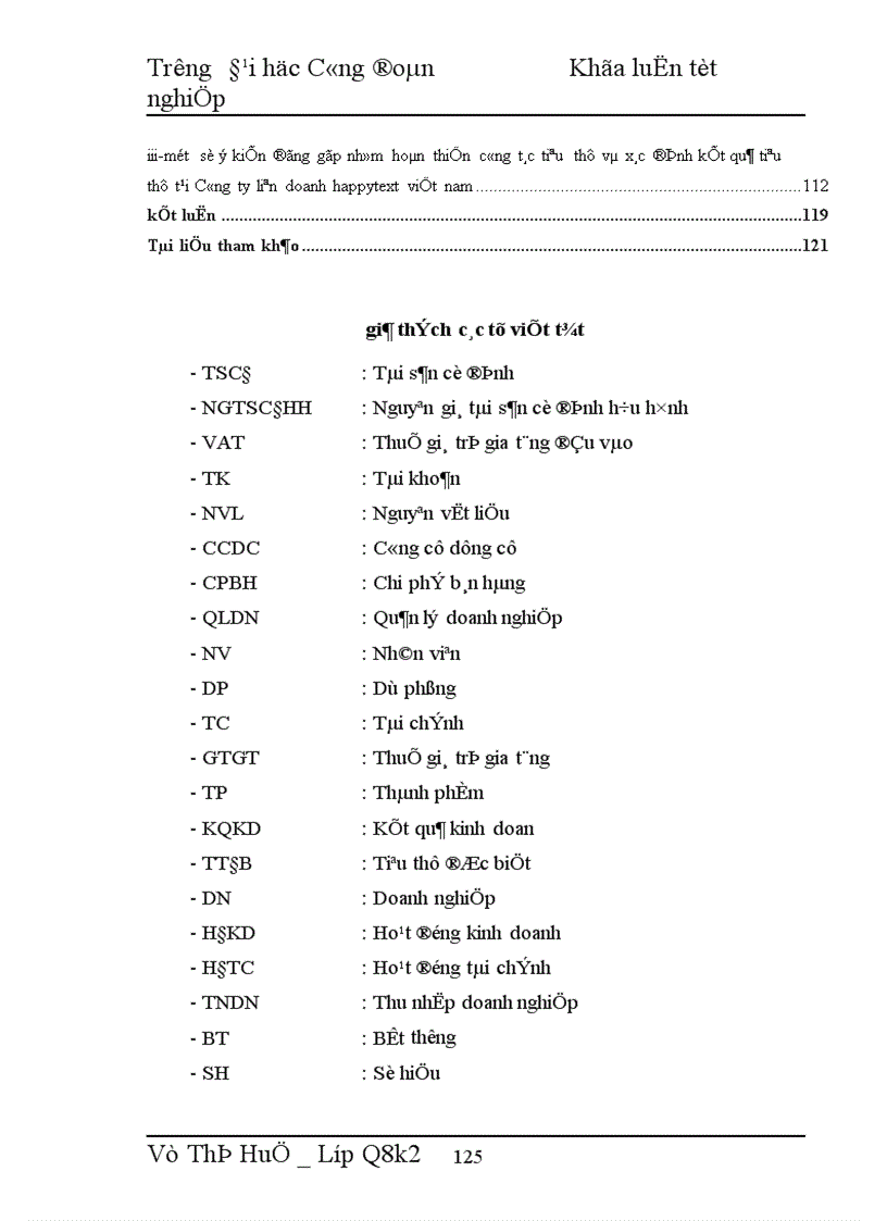 image for page Hoàn thiện công tác kế toán tiêu thụ thành phẩm và xác định kết quả tiêu thụ tại Công ty liên doanh Happytext Việt Nam 1