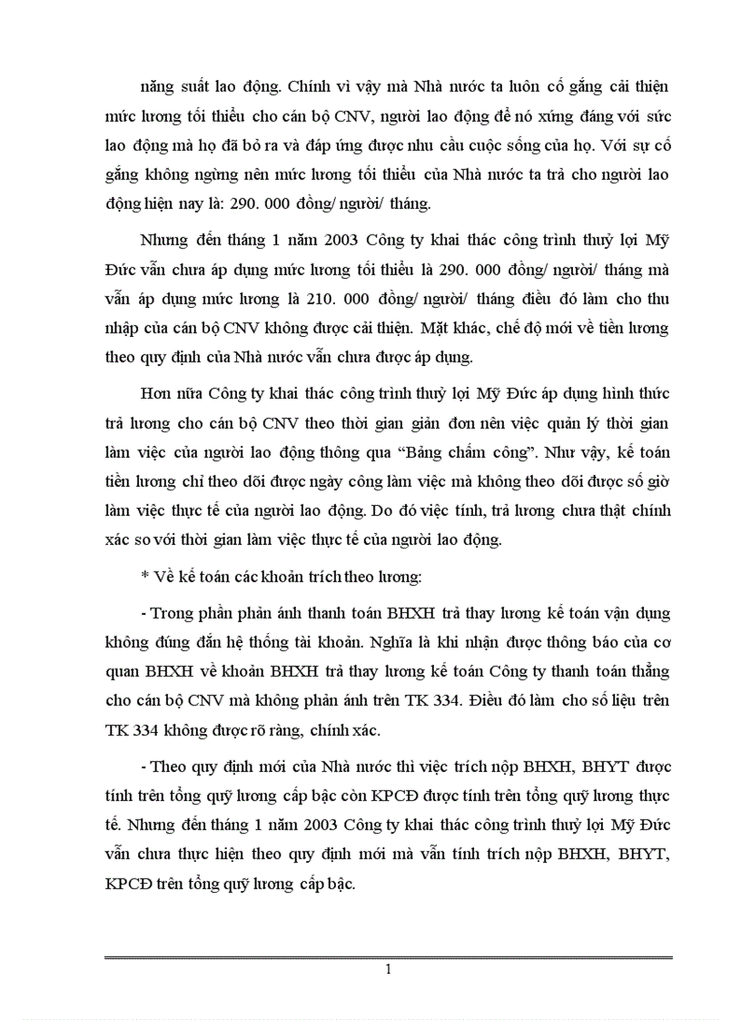 image for page Hoàn thiện kế toán tiền lương và các khoản trích theo lương tại Công ty khai thác công trình thuỷ lợi Mỹ Đức Hà Tây 1