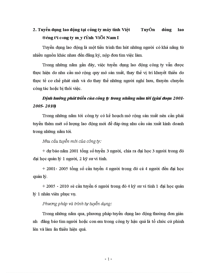 image for page Phương hướng phát triển và giải pháp hoàn thiện công tác quản trị nhân sự tại công ty Máy Tính Việt Nam I 1