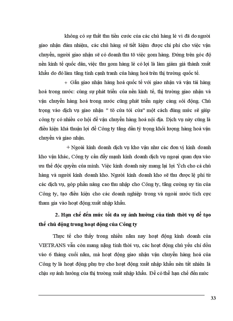 image for page Tình hình hoạt động kinh doanh dịch vụ giao nhận kho vận tại Vietrans 1