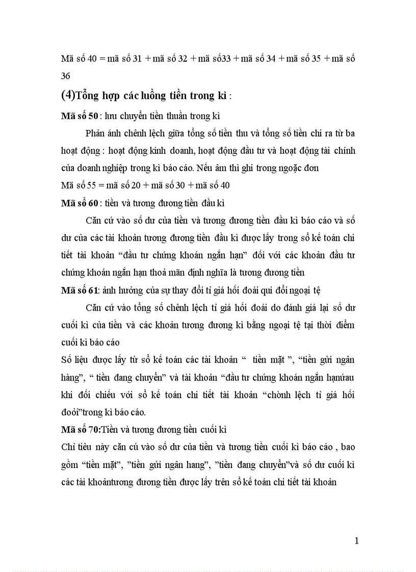 image for page Phương hướng và phương pháp hoàn thiện lập báo cáo lưu chuyển tiền tệ