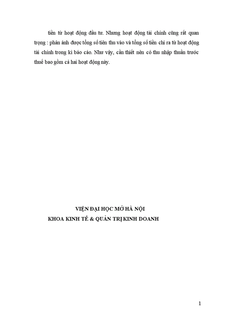 image for page Phương hướng và phương pháp hoàn thiện lập báo cáo lưu chuyển tiền tệ