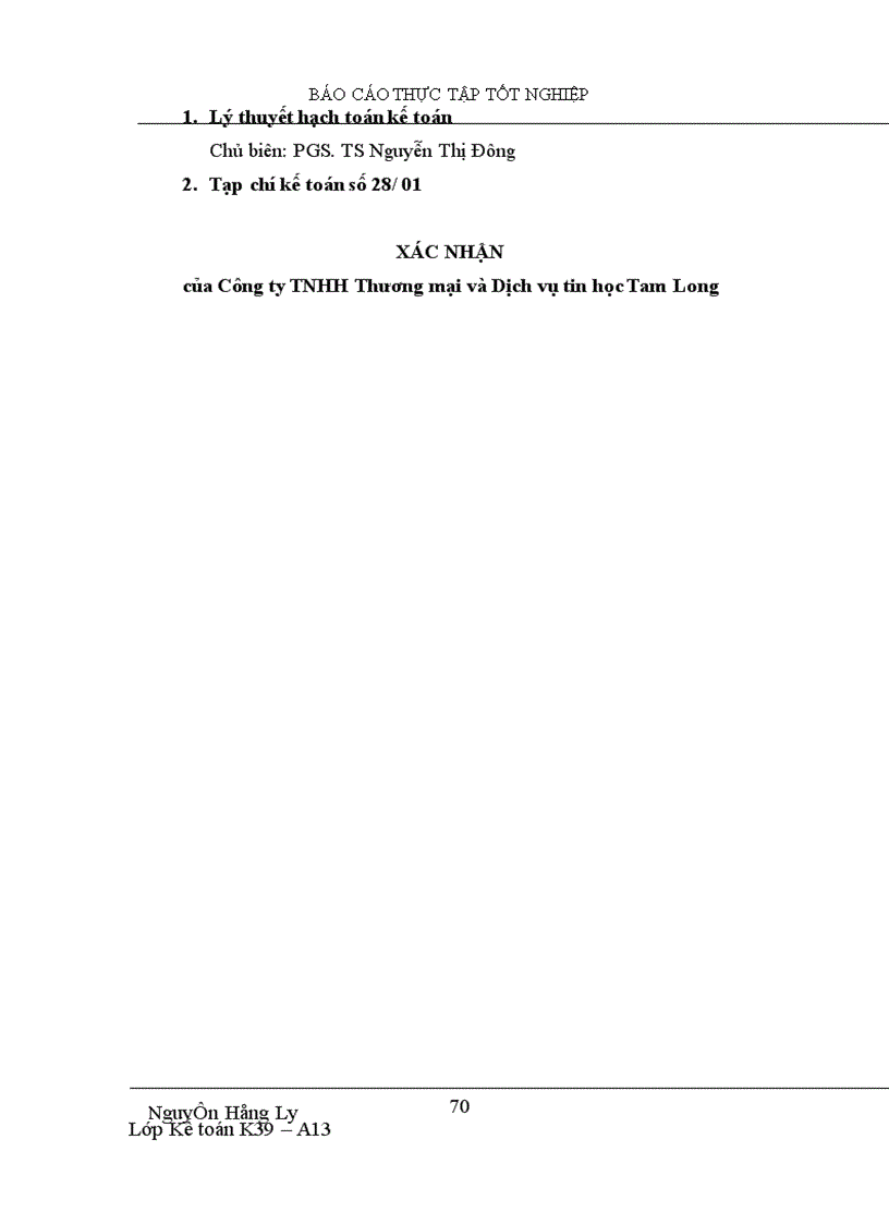 image for page Tổ chức kế toán tiêu thụ và xác định kết quả tiêu thụ hàng hoá tại Công ty TNHH Thương mại và Dịch vụ tin học Tam Long