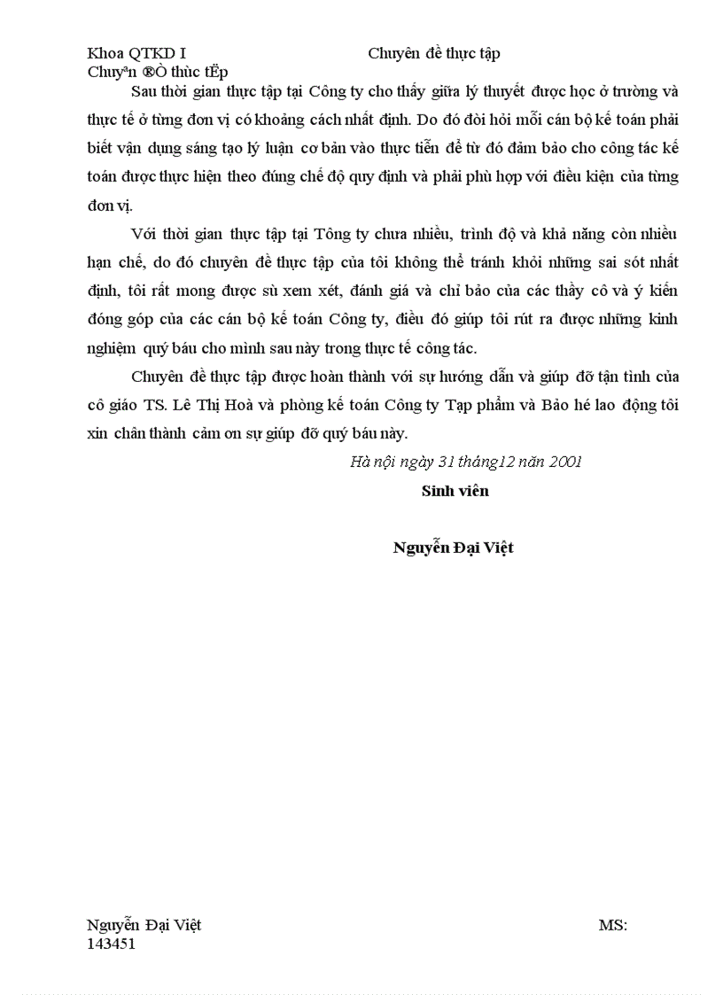 image for page Hoàn thiện kế toán bán hàng và xác định kết quả bán hàng tại công ty Tạp Phẩm và Bảo hộ lao động Hà nội 1