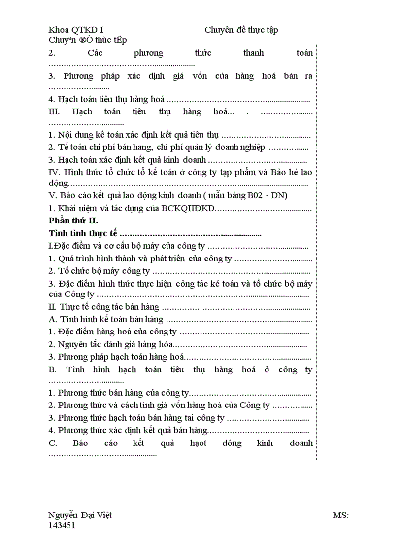 image for page Hoàn thiện kế toán bán hàng và xác định kết quả bán hàng tại công ty Tạp Phẩm và Bảo hộ lao động Hà nội 1