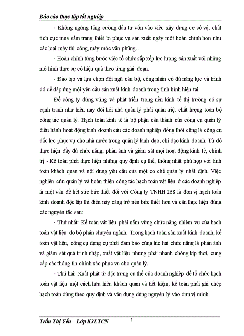 image for page Công tác kế toán nguyên vật liệu tại Công ty TNHH 268 1