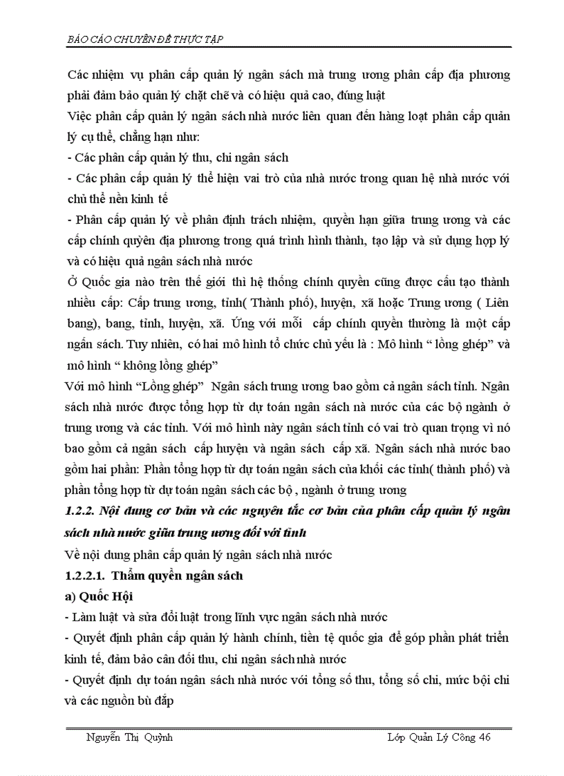image for page Phân cấp quản lý ngân sách nhà nước giữa Tỉnh và huyện xã ở tỉnh Bắc Ninh Thực trạng phương hướng giải pháp hoàn thiện