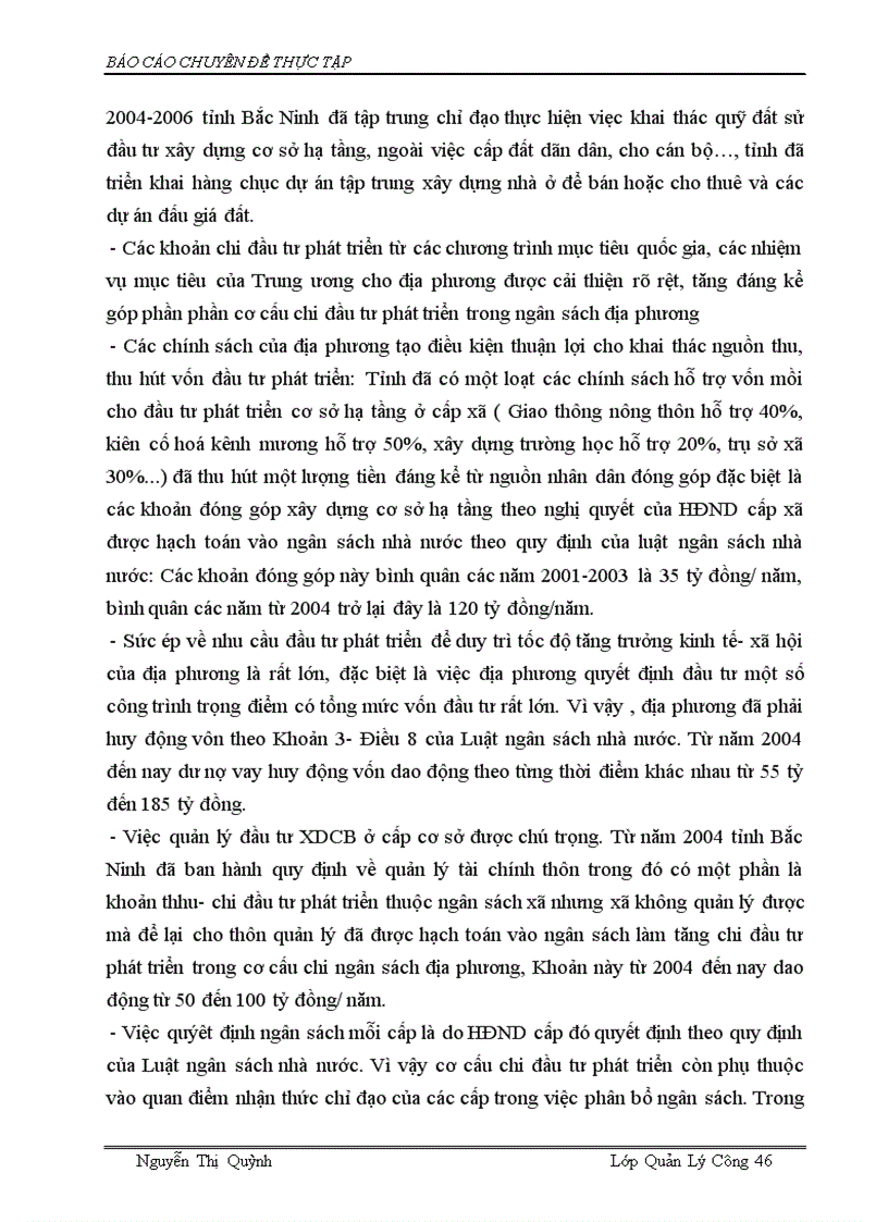 image for page Phân cấp quản lý ngân sách nhà nước giữa Tỉnh và huyện xã ở tỉnh Bắc Ninh Thực trạng phương hướng giải pháp hoàn thiện