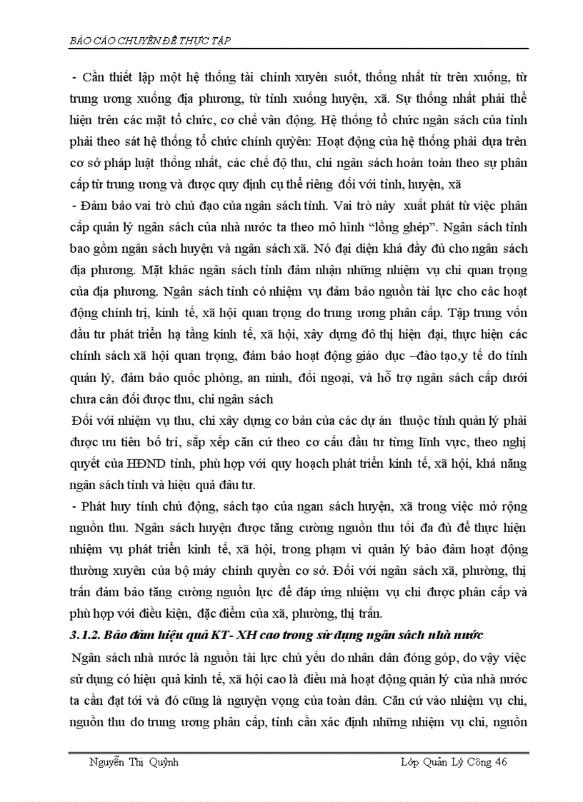 image for page Phân cấp quản lý ngân sách nhà nước giữa Tỉnh và huyện xã ở tỉnh Bắc Ninh Thực trạng phương hướng giải pháp hoàn thiện