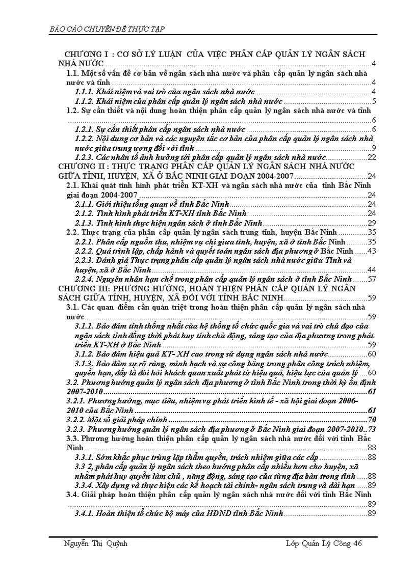 image for page Phân cấp quản lý ngân sách nhà nước giữa Tỉnh và huyện xã ở tỉnh Bắc Ninh Thực trạng phương hướng giải pháp hoàn thiện