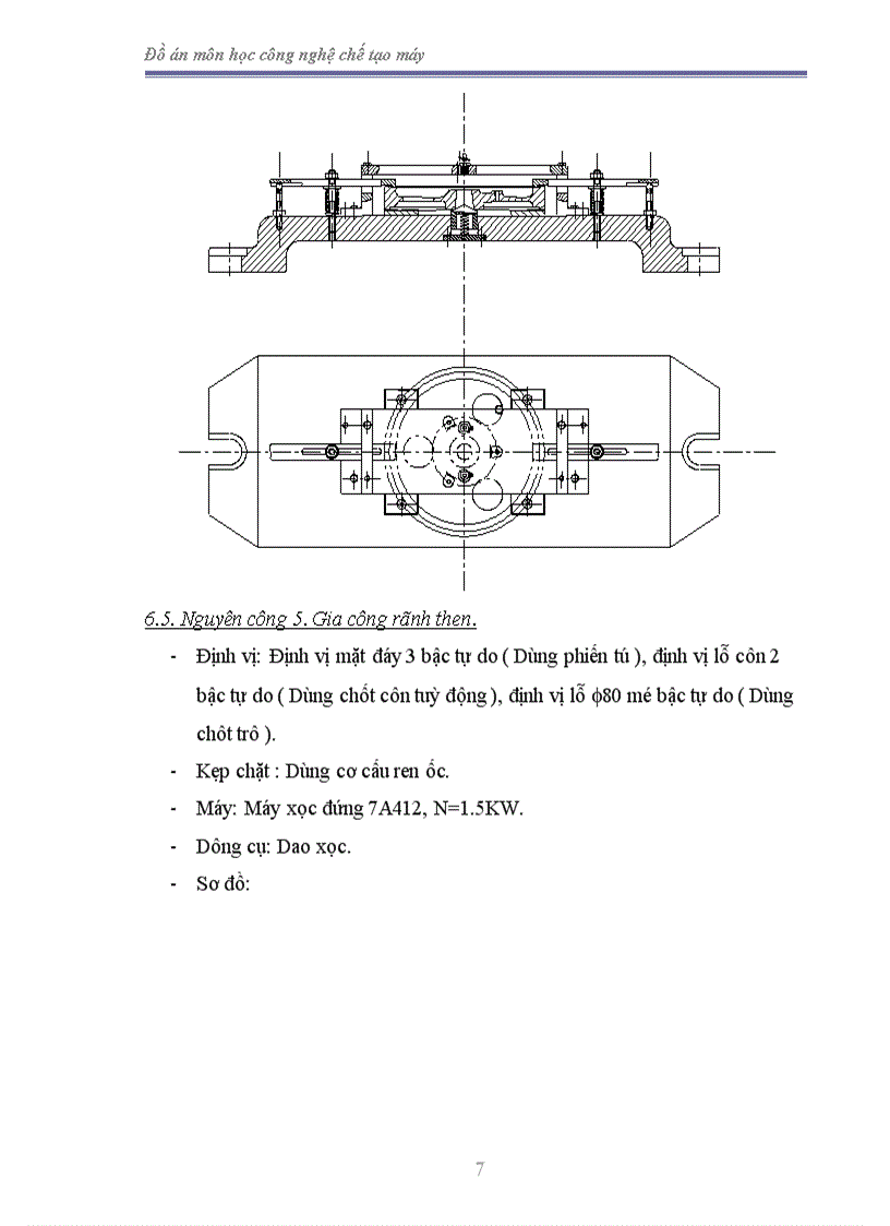 image for page Đồ án môn học Công nghệ chế tạo máy 1 2 và môn Đồ gá