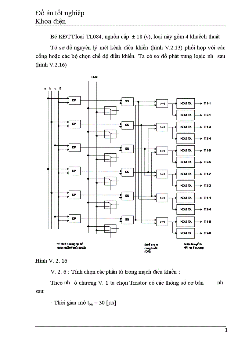 image for page Thiết kế mạch ấn định điện áp cho nhà máy nhiệt điện phả lại