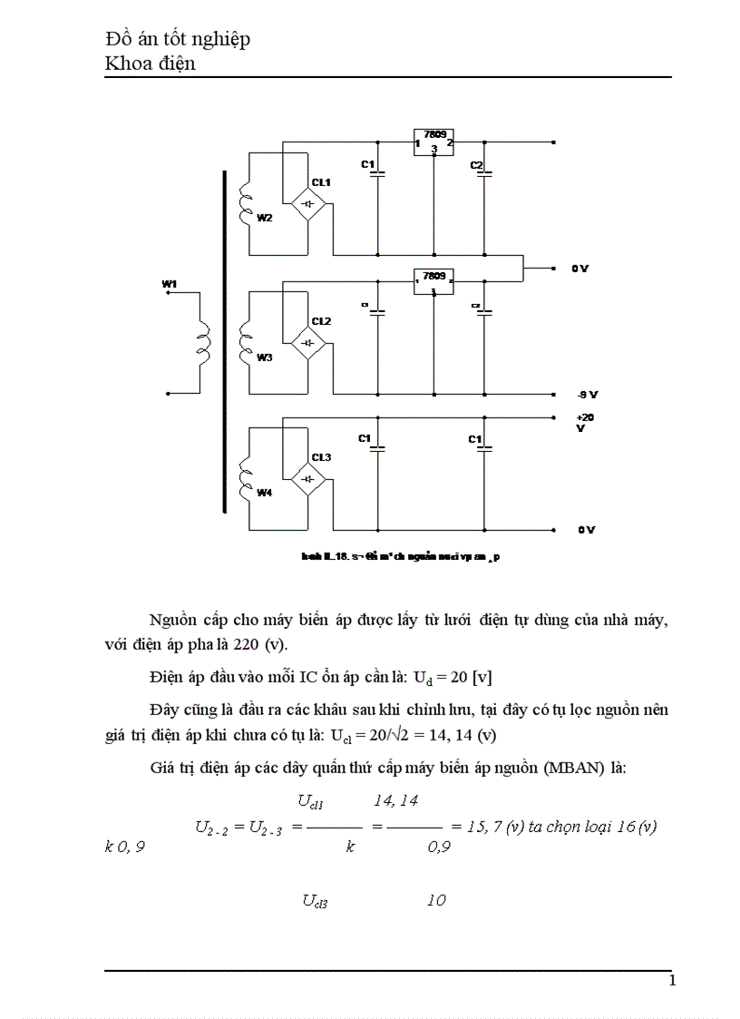 image for page Thiết kế mạch ấn định điện áp cho nhà máy nhiệt điện phả lại